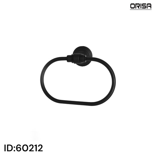 اوريسا اكسسوار حمالة مناشف اسود قاعدة مدور رقم 691 - 60212 ك 20 - STAR