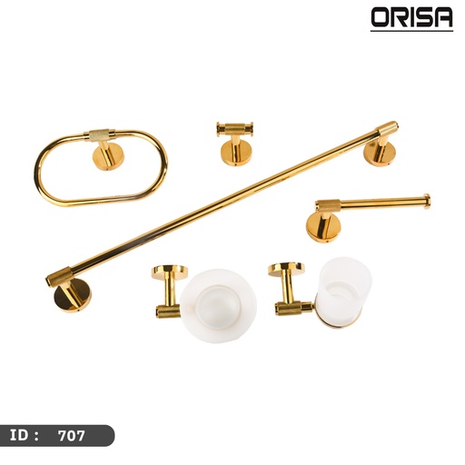 اوريسا اكسسوار طقم 6 قطع ذهبي   707 ORISA ك 6