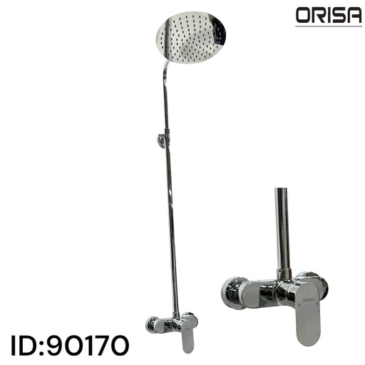 اوريسا خلاط دش اتوماتيك مطور كامل مع المسطره مدور كروم رقم 90170 ك 5