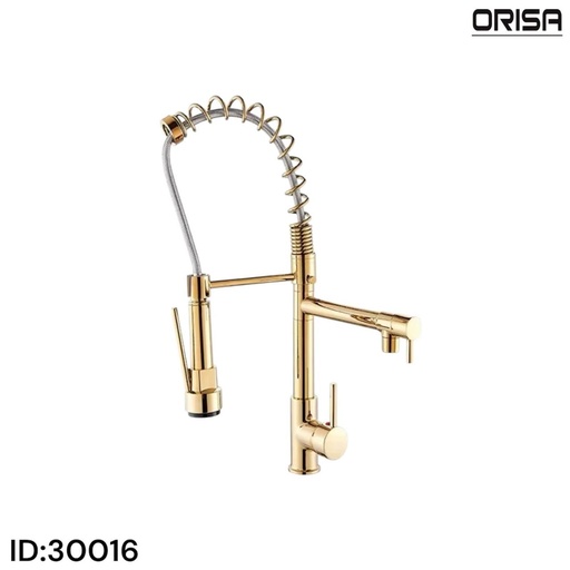 اوريسا خلاط مجلى واقف سوسته خطين ذهبي - R009-ORISA-AL 30016 ك 6