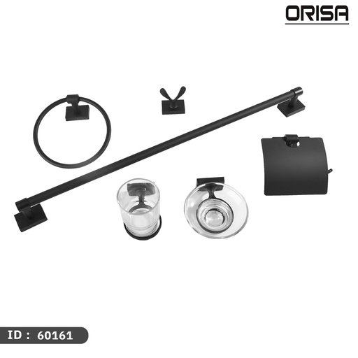 [60161] اوريسا  اكسسوار طقم كامل 6 قطع اسود رقم 60161 ك 10