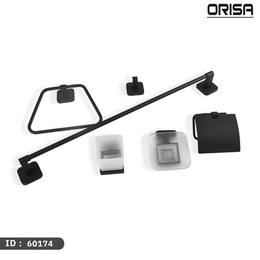 [60174] اوريسا  اكسسوار طقم كامل 6 قطع اسود رقم 60174 ك 6