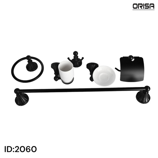 [2060] اوريسا اكسسوار طقم 6 قطع اسود 2060 ORISA ك 4