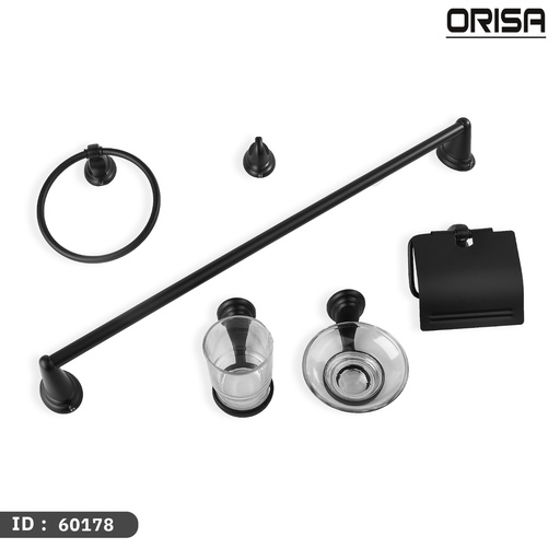 [60178] اوريسا اكسسوار طقم 6 قطع اسود 60178 ORISA  ك 10