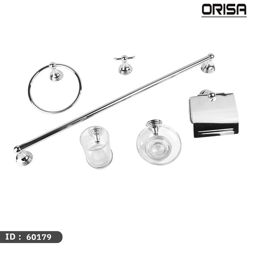 [60179] اوريسا اكسسوار طقم 6 قطع كروم   60179 ك 10