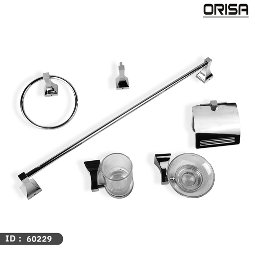 [60229] اوريسا اكسسوار طقم 6 قطع كروم   60229 ك 10