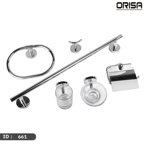 [661] اوريسا اكسسوار طقم 6 قطع كروم   661 ORISA ك 6