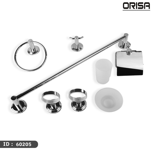 [60205] اوريسا اكسسوار طقم 6 قطع كروم ثقيل مطور   60205 ORISA  ك 6