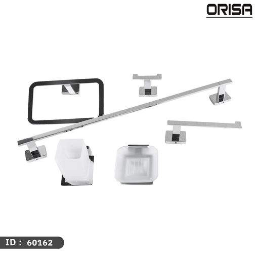 [60162] اوريسا اكسسوار كامل 6 قطع مربع كروم M91 - رقم - 60162 ك 6 - NICE