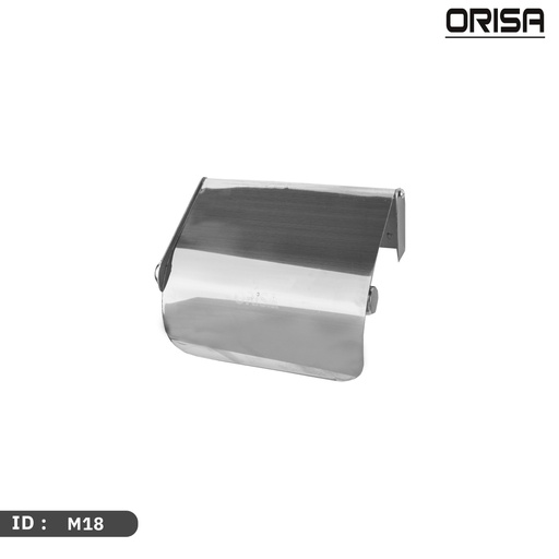 [60070] اوريسا حمالة ورق ثقيل كروم سادة مع غطاء ك ORISA - LAYT - 60070 - M18-100