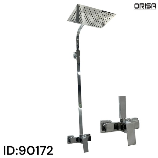 [90172] اوريسا خلاط دش اتوماتيك مطور كامل مع المسطره مربع كروم رقم 90172 ك 5