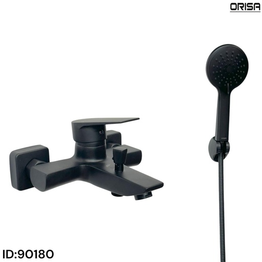 [90179] اوريسا خلاط دش اسود اتوماتيك مع اللي والسماعة رقم- ORISA 90179- 20034 ك10