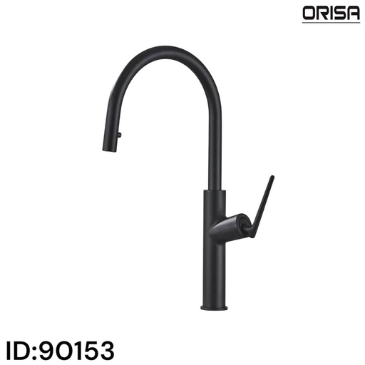 [90153] اوريسا خلاط مجلى شجره سحب طويل مطور اسود رقم 90153 ك 6