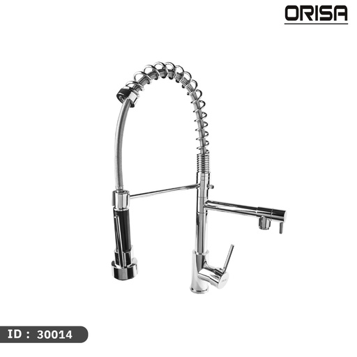 [30014] اوريسا خلاط مجلى كروم واقف سسته مع صباب اتوماتيك رقبة متحرك   ORISA 30014 ك 6
